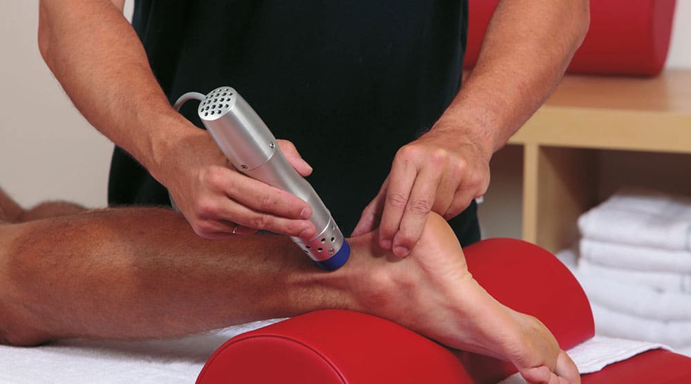 Shockwave therapy for heel pain